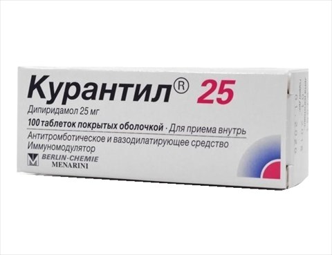 курантил 25 мг n100 табл фото