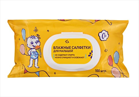 курносики салфетки влажные 0 плюс n100 40049 фото