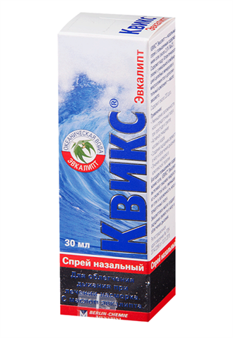 квикс эвкалипт спрей наз 30мл фото
