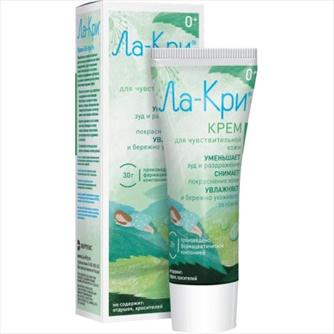 ла-кри крем 30г с 0 плюс мес для чувствит кожи фото