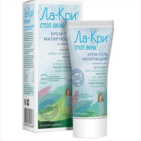 ла-кри стоп акне крем-гель матирующий 50 мл фото