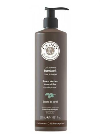 лаино крем-молочко смягчающий для тела с маслом карите 500 мл с помпой фото