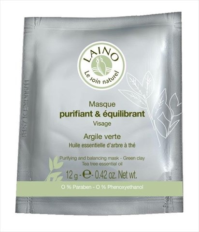 лаино маска для лица с зеленой глиной очищающая 12 г фото
