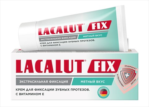 лакалют фикс крем экстрасильный мятный 20г для фиксац зубных протезов фото
