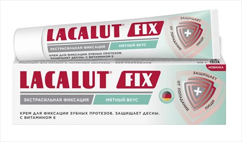 лакалют фикс крем экстрасильный мятный 40г для фиксац зубных протезов фото