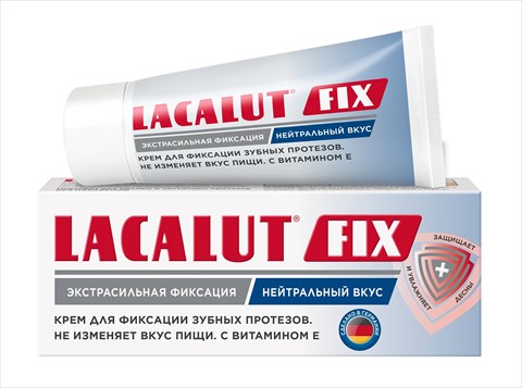 лакалют фикс крем экстрасильный нейтральный 20г для фиксац зубных протезов фото