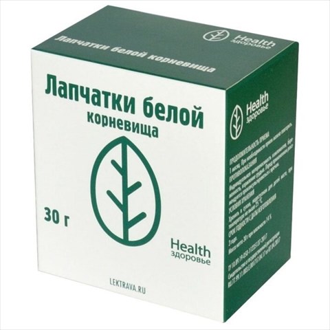 лапчатка белая корневища пач 30г фото