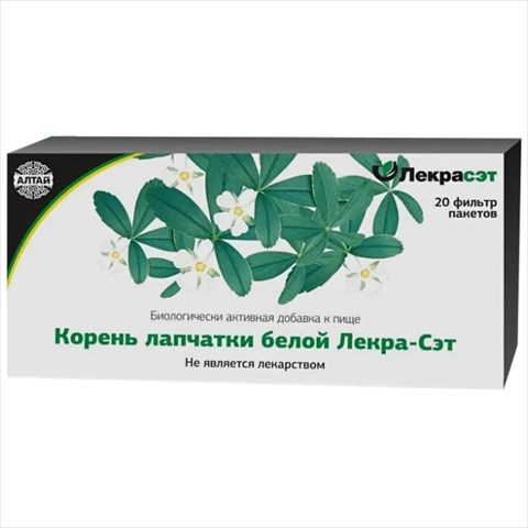 лапчатка белая корни пач 20г фото