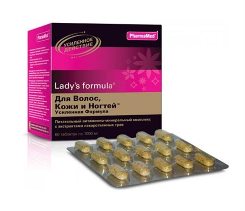 ледис формула для волос кожи ногтей n60 фото