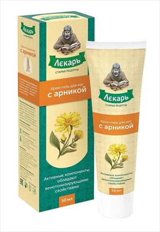 лекарь крем-гель для ног с арникой 50 мл фото