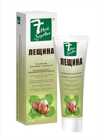 лещина форте гель-бальзам для ног 75 мл фото