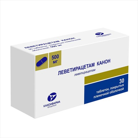 леветирацетам-канон таб ппо 500мг n30 фото