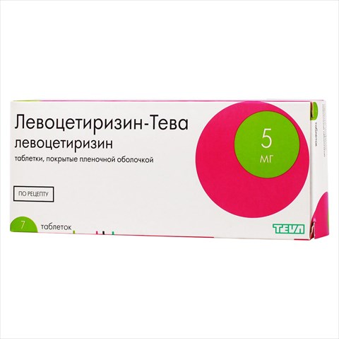 левоцетиризин -тева таб ппо 5мг n7 фото