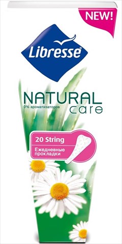 либресс прокладки ежедневные натурал каре стринг n18  фото