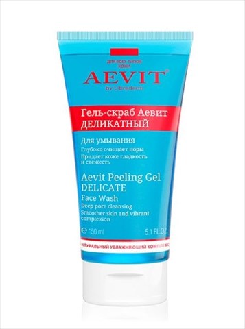 либридерм аевит гель-скраб для лица 150мл деликатный фото