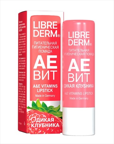 либридерм аевит помада гигиен 4г питат дикая клубника фото