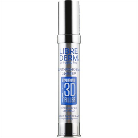 либридерм гиалуроновый 3d крем-филлер 30мл ночной фото