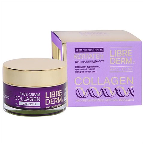 либридерм коллаген крем для лица шеи и декольте 50мл омолаж фото