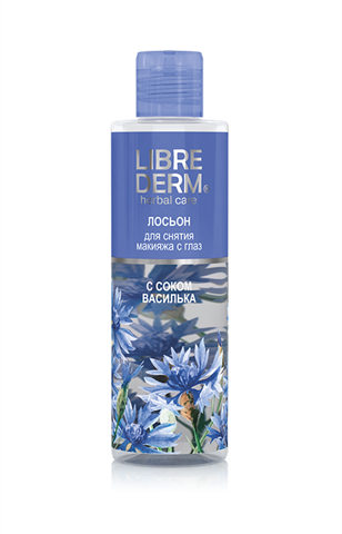 либридерм лосьон для снятия макияжа с глаз с васильком 200 мл фото