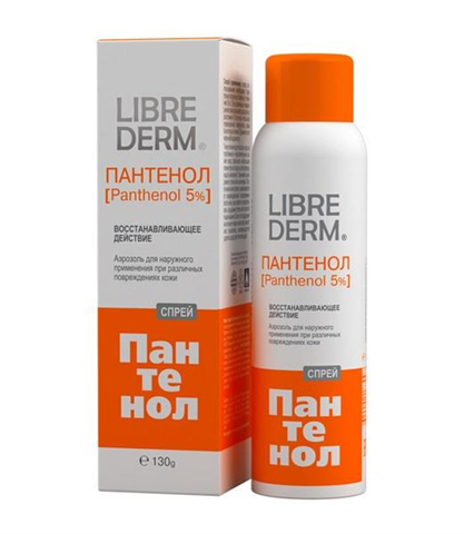 либридерм пантенол спрей-пена 5% 130г с 0 плюс мес фото