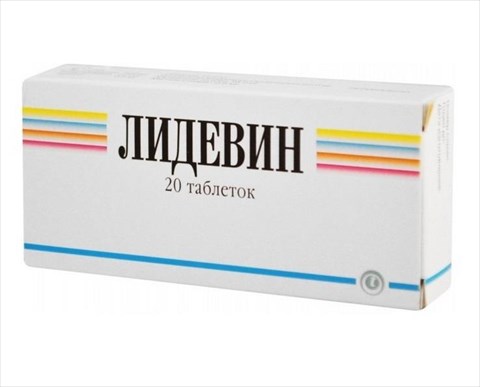 лидевин n20 табл фото
