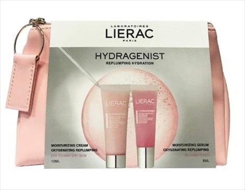лиерак гидраженист набор в косметичке крем 10 мл плюс сыворотка 8 мл фото
