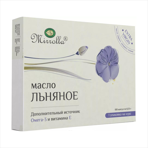 масло льняное капс n100 фото