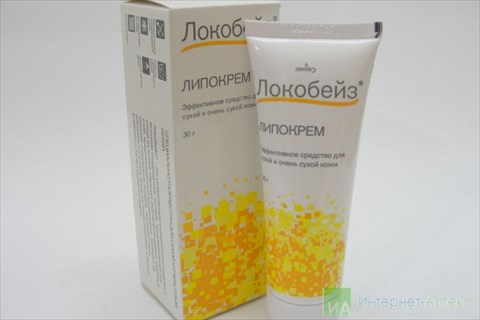 локобейз, липокрем для сух и очень сух кожи 30г фото