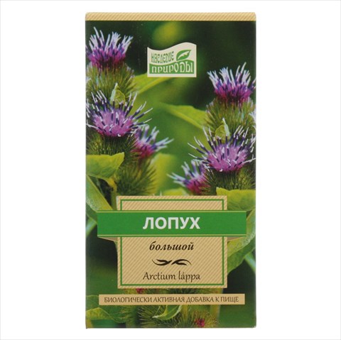 лопуха корень пач 50г фото
