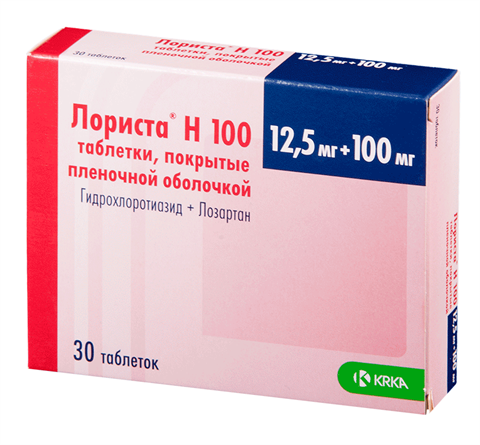 лориста н таб ппо 100мг плюс 12,5мг n30 фото