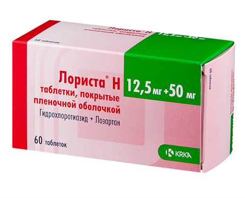 лориста н таб ппо 50мг плюс 12,5мг n60 фото