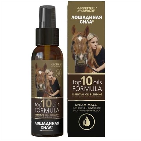 лошадиная сила купаж масел 100мл для восст и роста волос фото