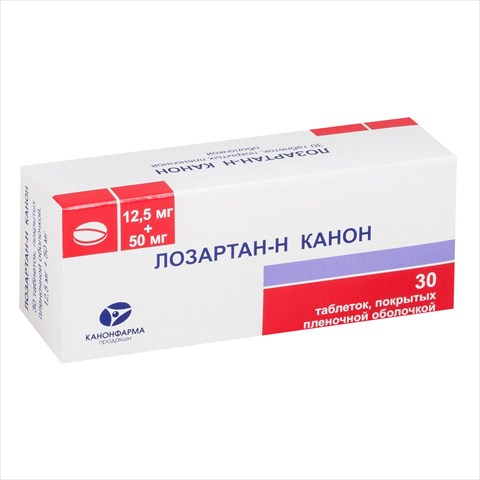 лозартан-н канон таб ппо 50мг плюс 12,5мг n30 фото