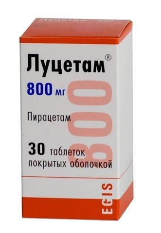 луцетам 800 мг n30 табл фото