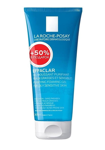 ля рош позе эфаклар гель 300мл очищающий пенящ фото