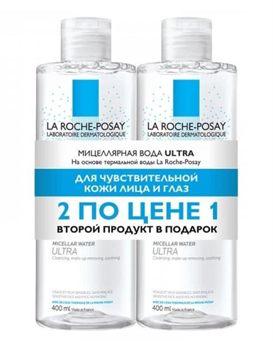 ля рош позе ультра вода мицелл 400мл n2 для чув кожи фото