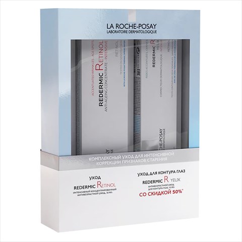 ля рош позе набор редермик (крем для норм и комб кожи 30мл плюс крем для глаз 15 мл) фото