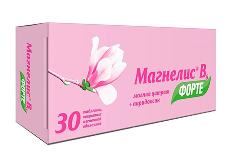 магнелис в6 форте таб ппо 100мг плюс 10мг n30 фото