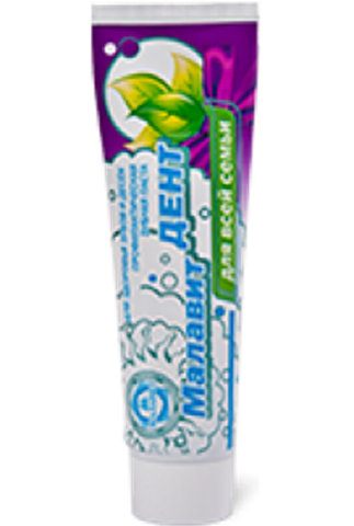 малавит дент зубная паста для всей семьи 100 г фото