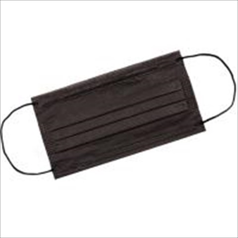 маска медиц клинса №5 3-х слойная черная фото