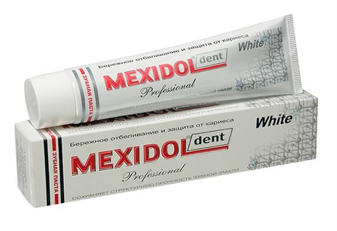 мексидол дент профешнл уайт з/паста 100г фото