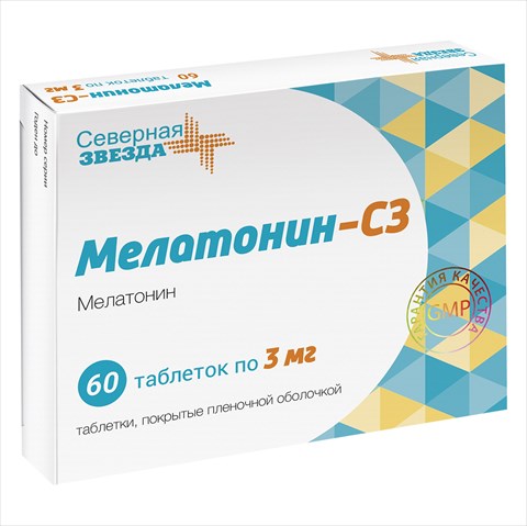мелатонин-сз таб ппо 3мг n60 фото