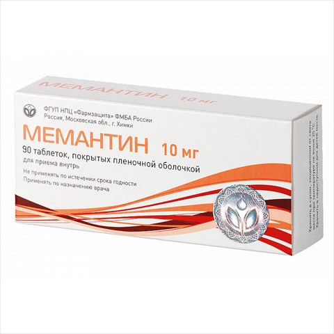 мемантин таб ппо 10мг n90 фото