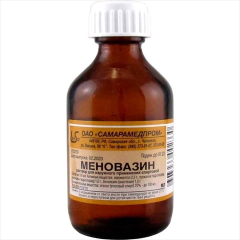 меновазин р-р для наруж примен спирт фл с нас-расп 50мл фото