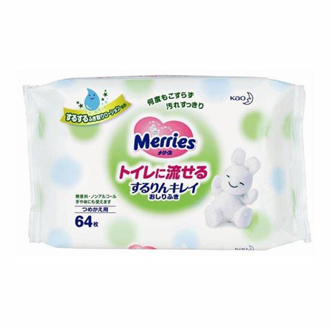 меррис салфетки влажные n64 смываемые фото