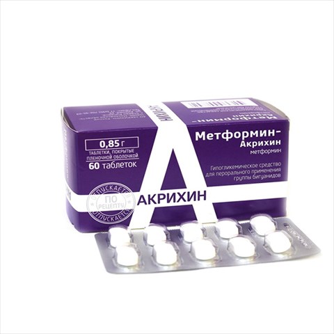 метформин-акрихин таб ппо 850мг n60 фото