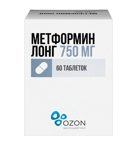 метформин лонг-озон таб с пролонг высвоб 750мг n60 фото