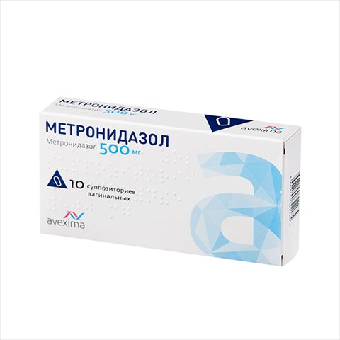 метронидазол супп ваг 500мг n10 фото