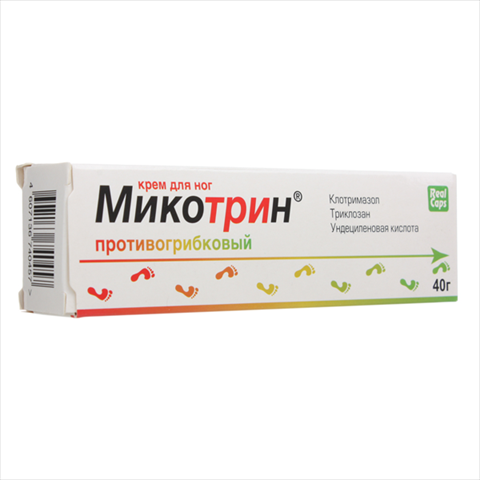 микотрин крем для ног 40г фото