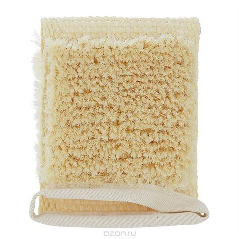 мочалка риффи 140 щетка двухсторонняя массажная на манжете  фото